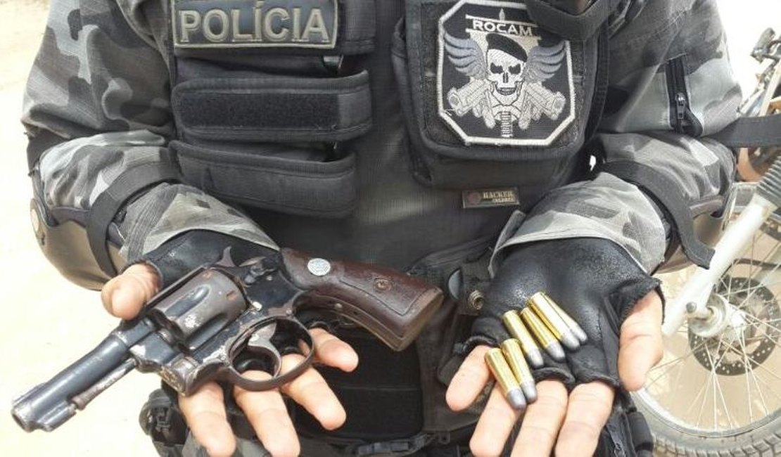 Menor de 16 anos é apreendido com arma de fogo em Arapiraca
