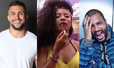 Paredão do BBB 21 tem Arthur, Lumena e Projota na disputa pela preferência do público