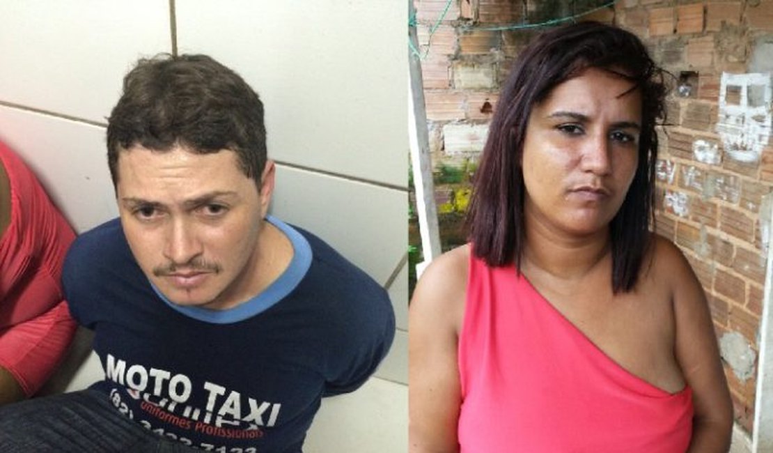 Oplit prende casal por assalto e tráfico de drogas na capital