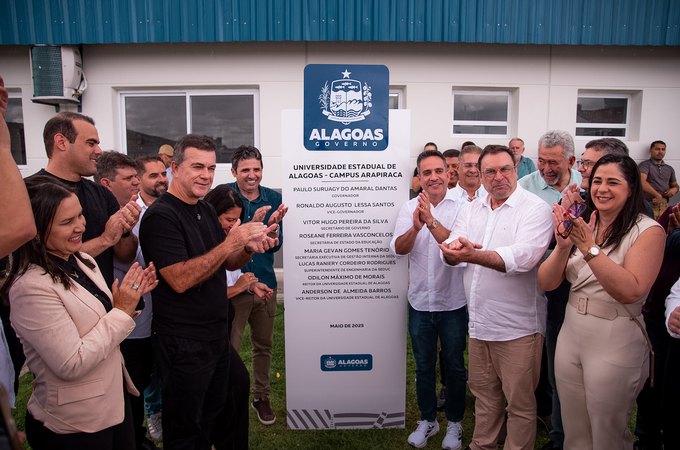 Governador inaugura campus da Uneal em Arapiraca e autoriza concurso público