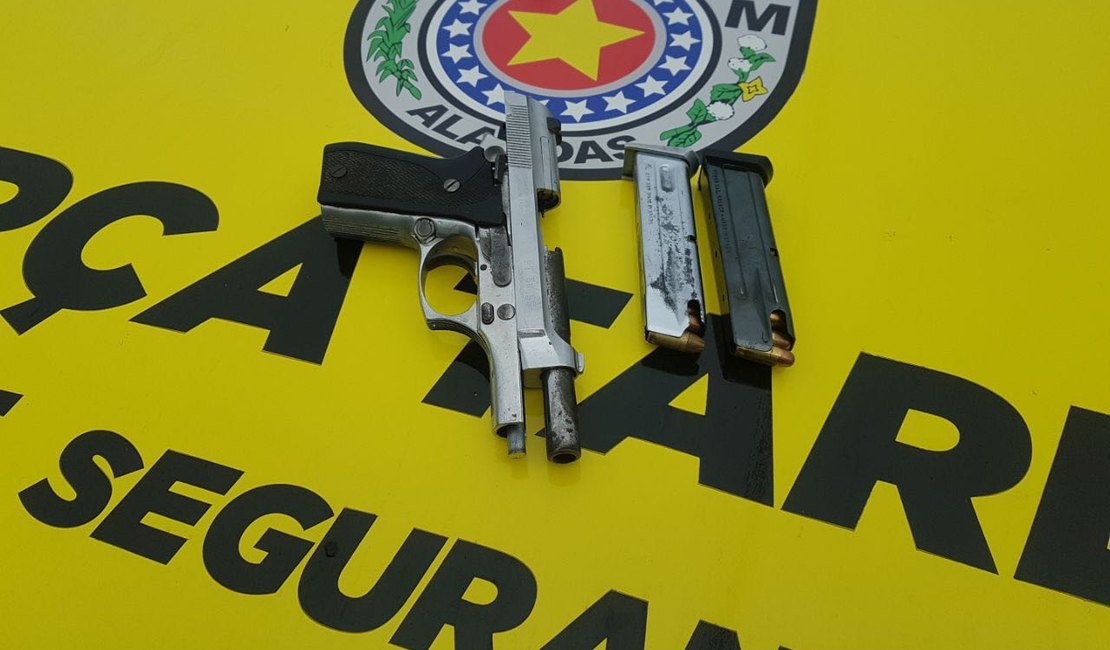 Força Tarefa prende homem com arma em Boca da Mata