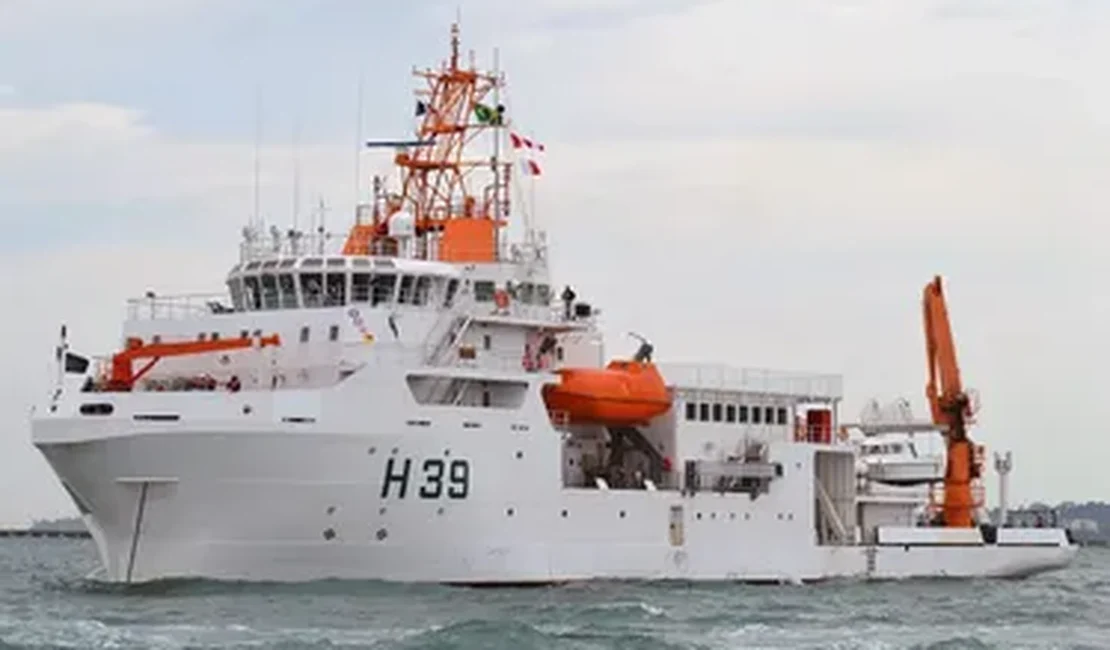 Porto de Maceió abre Navio de Pesquisa Hidroceanográfico para visitação pública neste sábado
