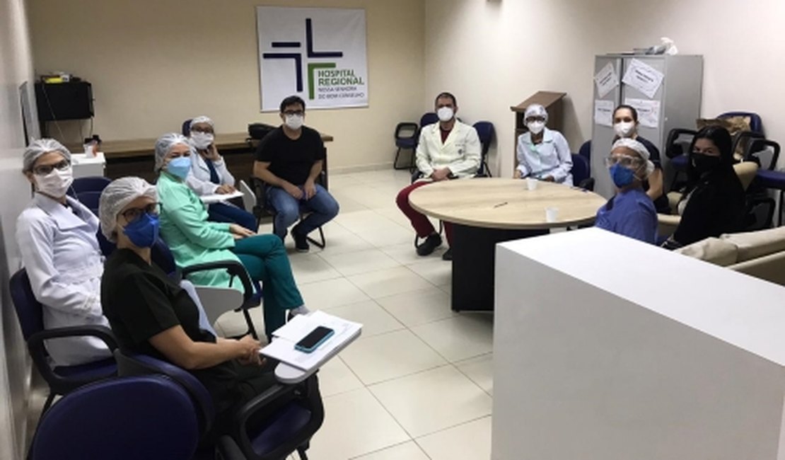 Hospital Regional registra queda na taxa de internação e de mortalidade de pacientes vítimas de Covid-19