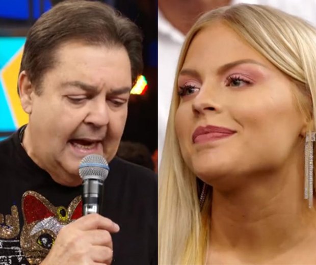 Faustão chama Luísa Sonza de sonsa ao vivo durante o seu programa