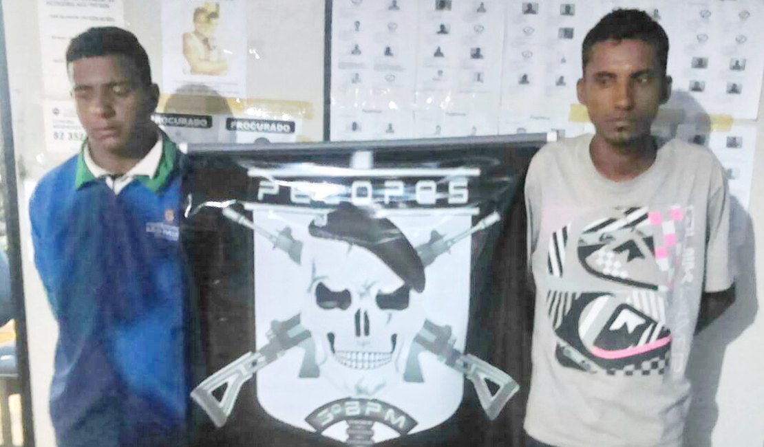 Pelopes prende jovens com cocaína em Arapiraca