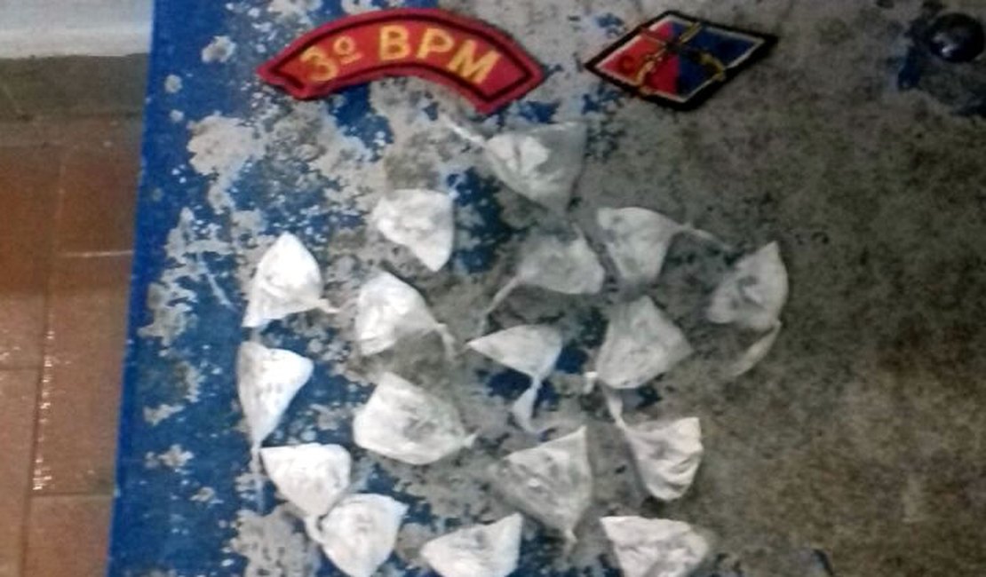 Adolescentes são detidos com porções de cocaína, em Arapiraca