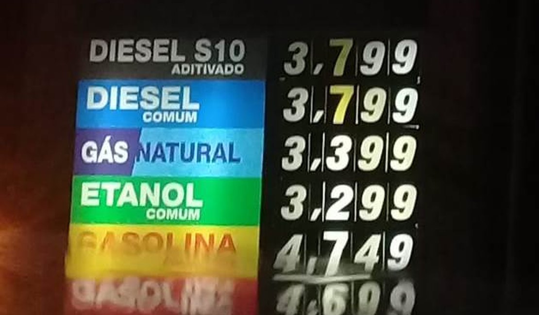 Preço alto da gasolina vendida nos postos de Arapiraca gera indignação e suspeitas
