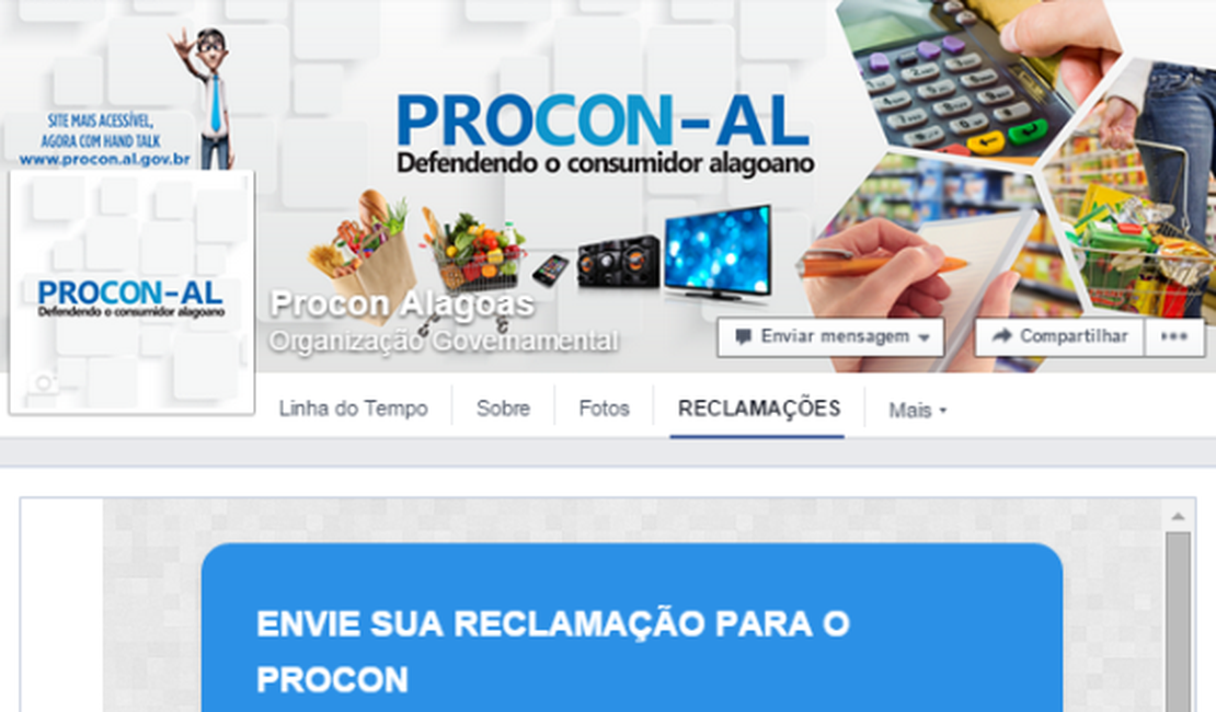 Consumidores podem realizar denúncias ao Procon/AL através de plataforma