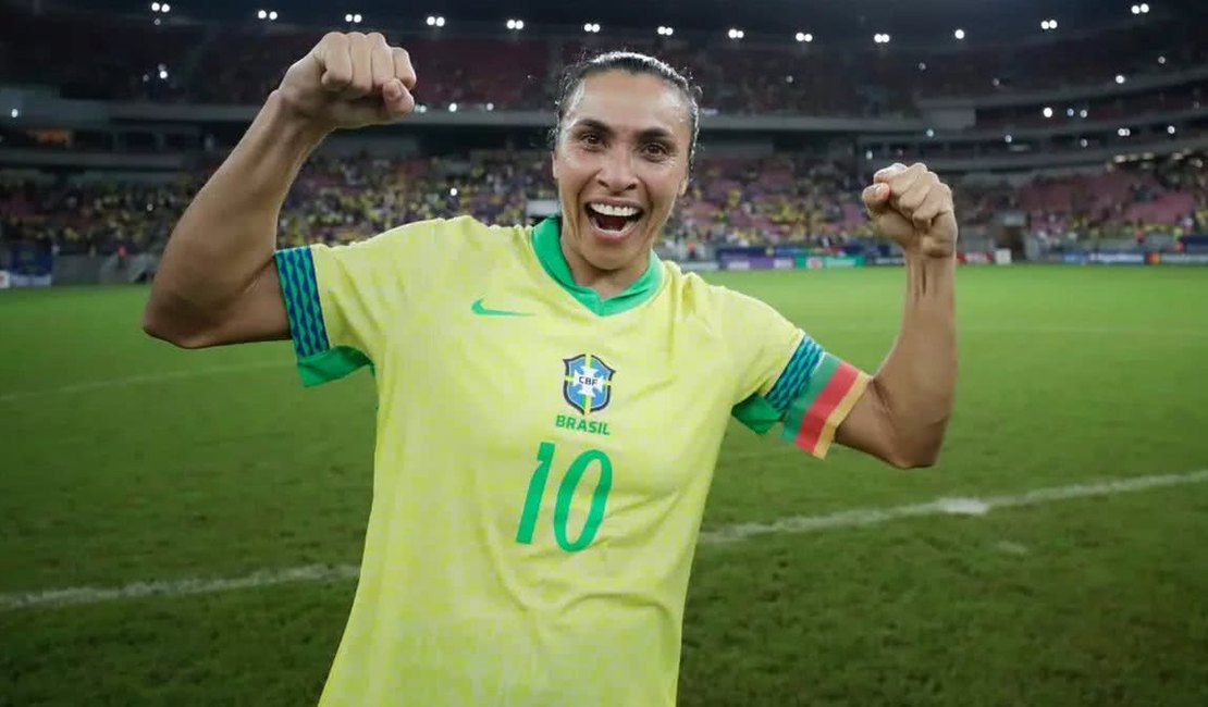 Seleção feminina tem voltas de alagoana Marta e Debinha para amistosos em São Paulo