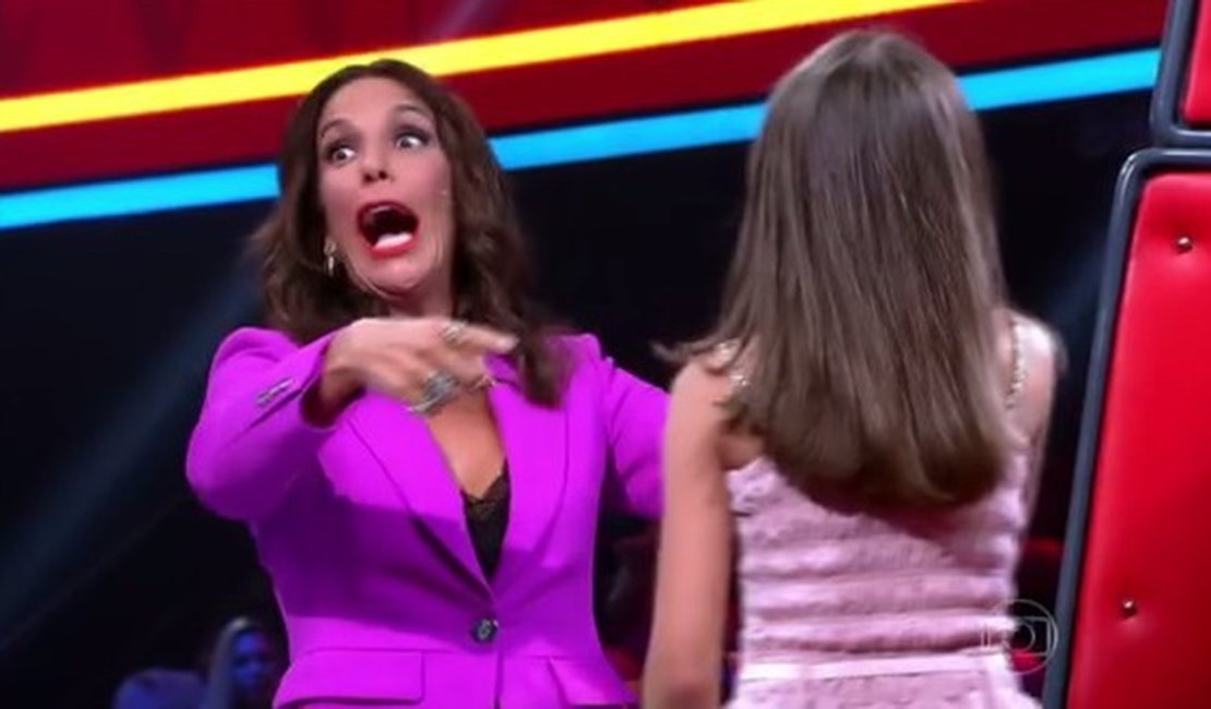 Participante do ‘The Voice Kids’ confunde Ivete Sangalo com Claudia Leitte: ‘Estava supernervosa’