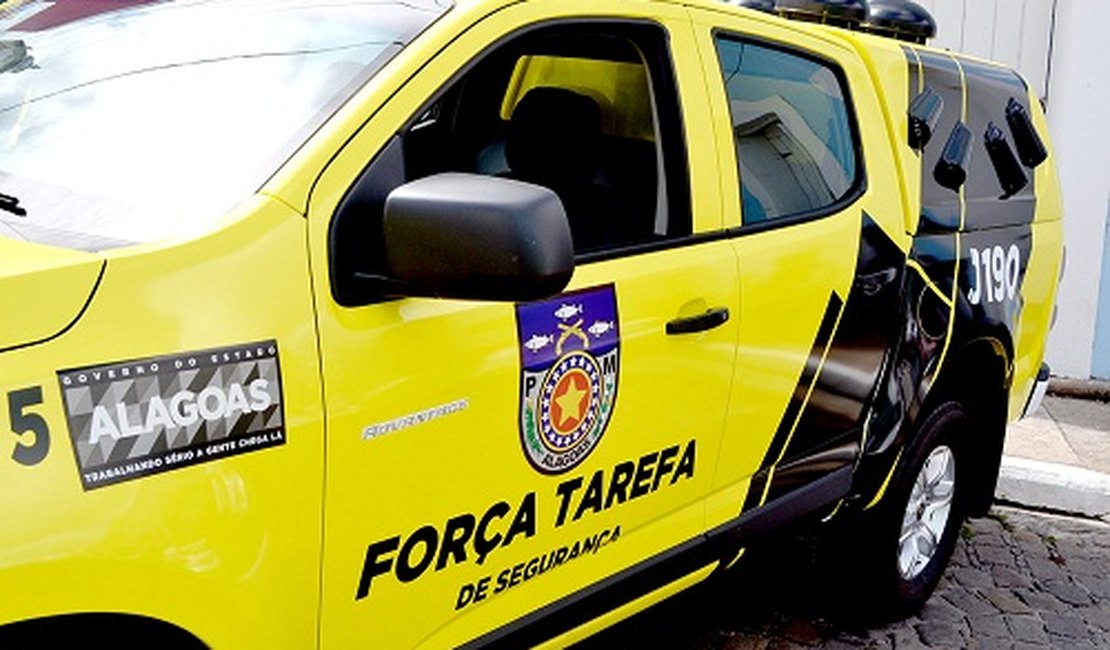 Força Tarefa prende homem que agrediu mulher com bebê no colo, em Arapiraca