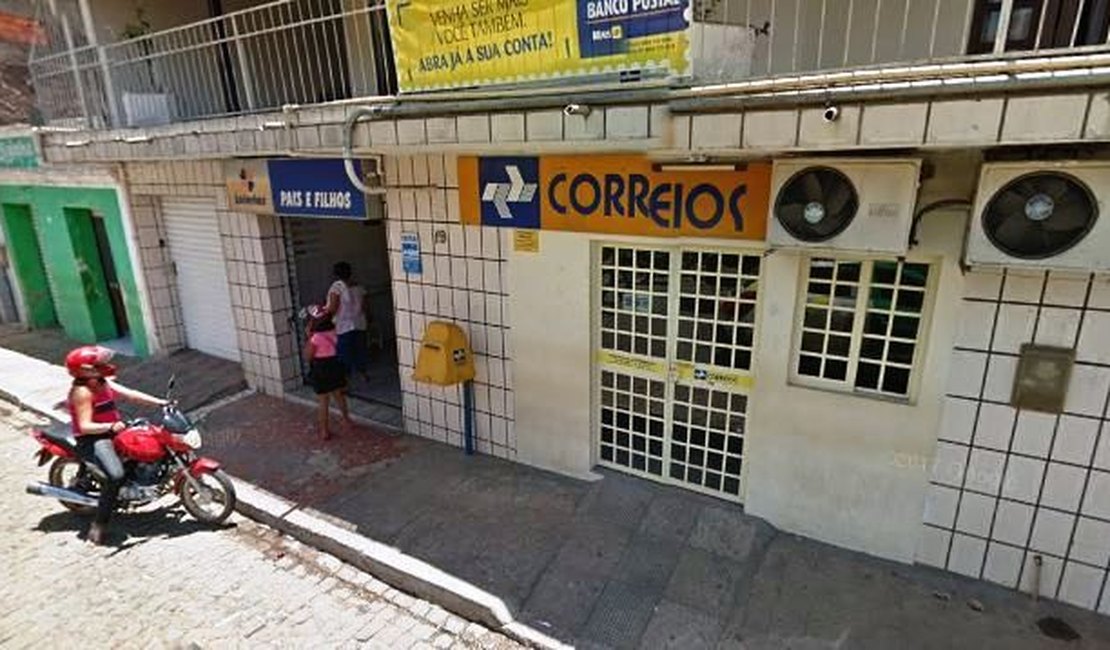 Bandidos assaltam Correios de Água Branca uma semana após roubo a banco