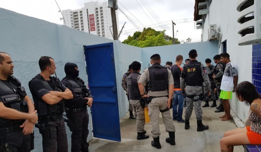 Operação conjunta prende suspeitos de organização criminosa em Maceió