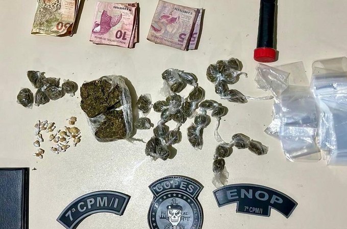 PM flagra tráfico de drogas e apreende veículos adulterados no Sertão alagoano