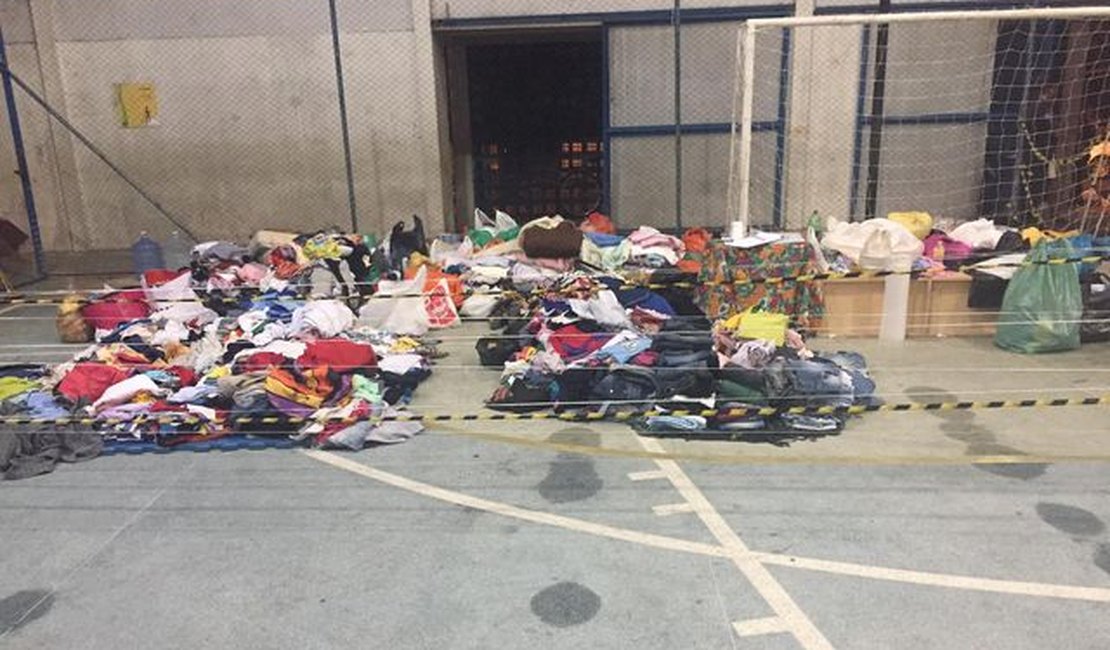 Confira os locais de arrecadação de donativos para vítimas das chuvas em AL