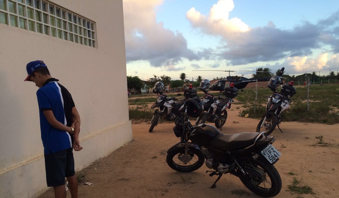 Jovem é detido após ser flagrado participando de ‘racha’ em Arapiraca