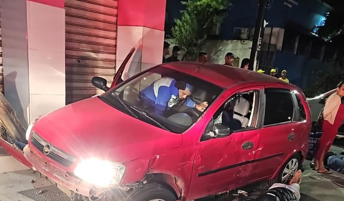 Lei Seca apreende adolescente que 'furou' blitz e provocou acidente em Arapiraca