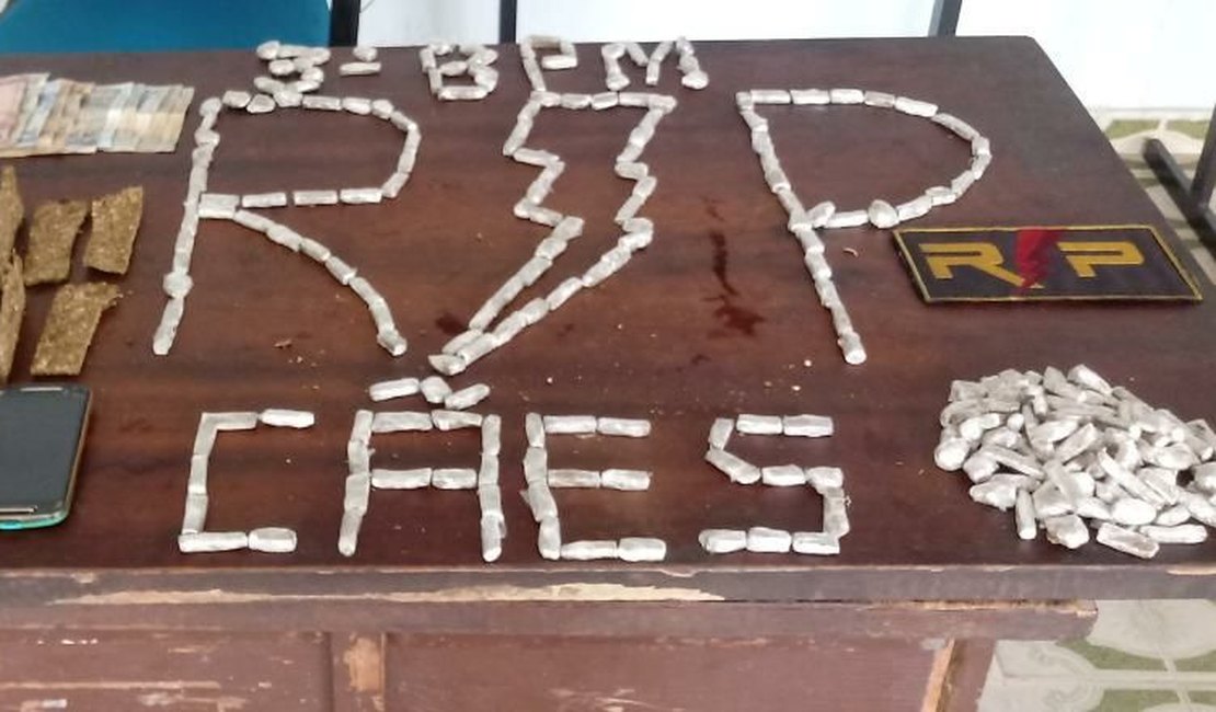 Militares prendem homem apontado como dono de boca de fumo em Arapiraca