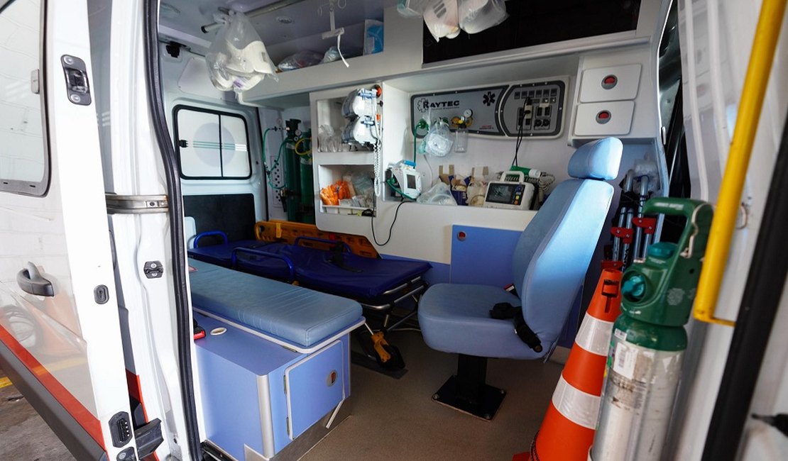 Samu realiza transferência de bebê lactente entre hospitais com agilidade e segurança, em Maceió