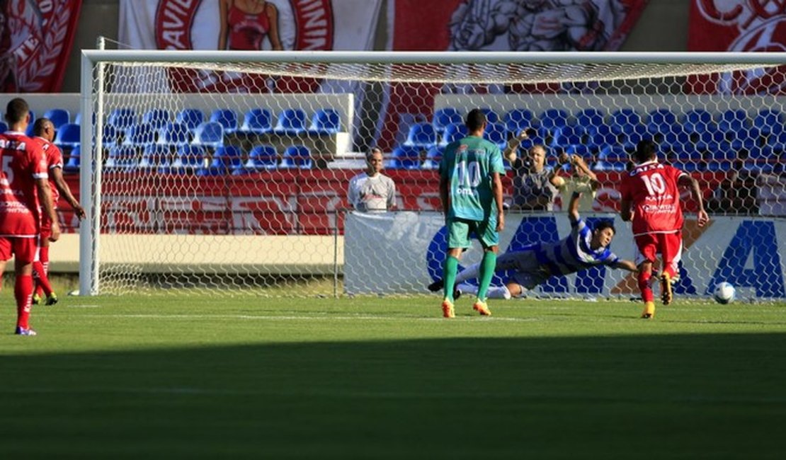 CRB vence o amistoso contra o Coruripe no Estádio Rei Pelé