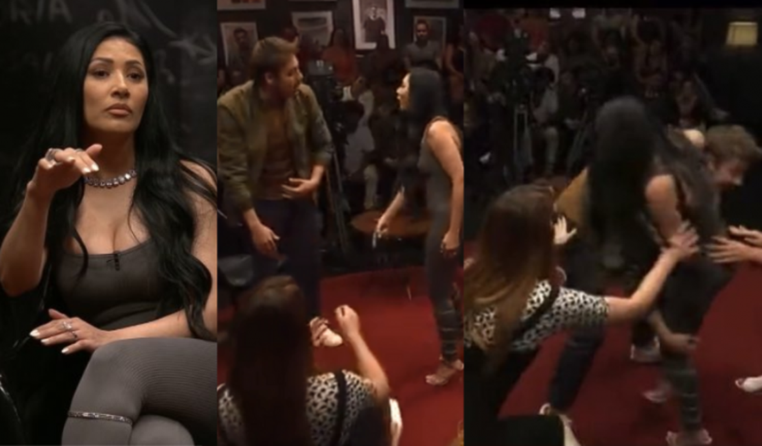 VÍDEO: Soco de Simaria em Fábio Porchat durante programa repercute negativamente