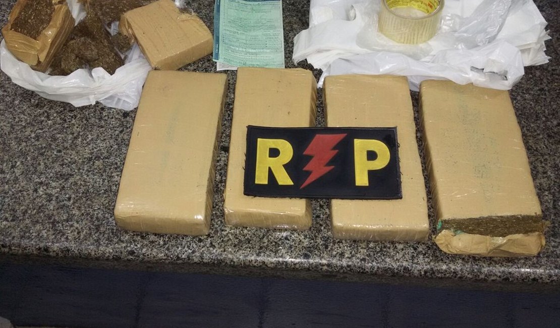 Polícia apreende 4 kg de maconha em apartamento em Maceió