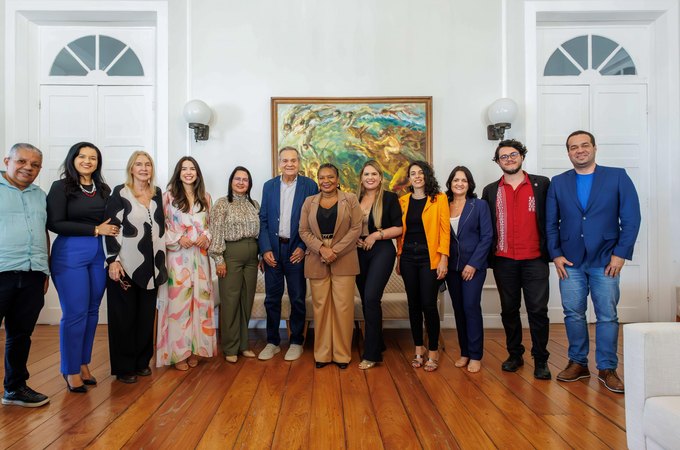Governo de Alagoas recebe ministra Margareth Menezes para diálogo sobre políticas de cultura