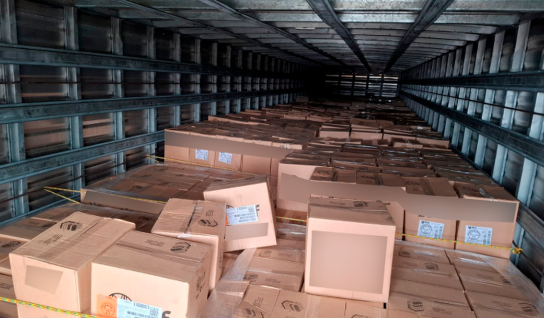 Sefaz-AL retém mais de 30 toneladas de mercadorias irregulares em Arapiraca