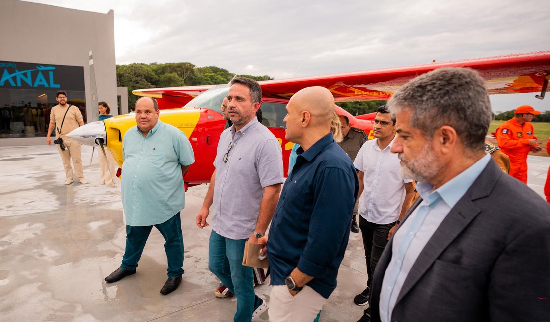 Governador inaugura aeroporto para aviação executiva em Marechal Deodoro