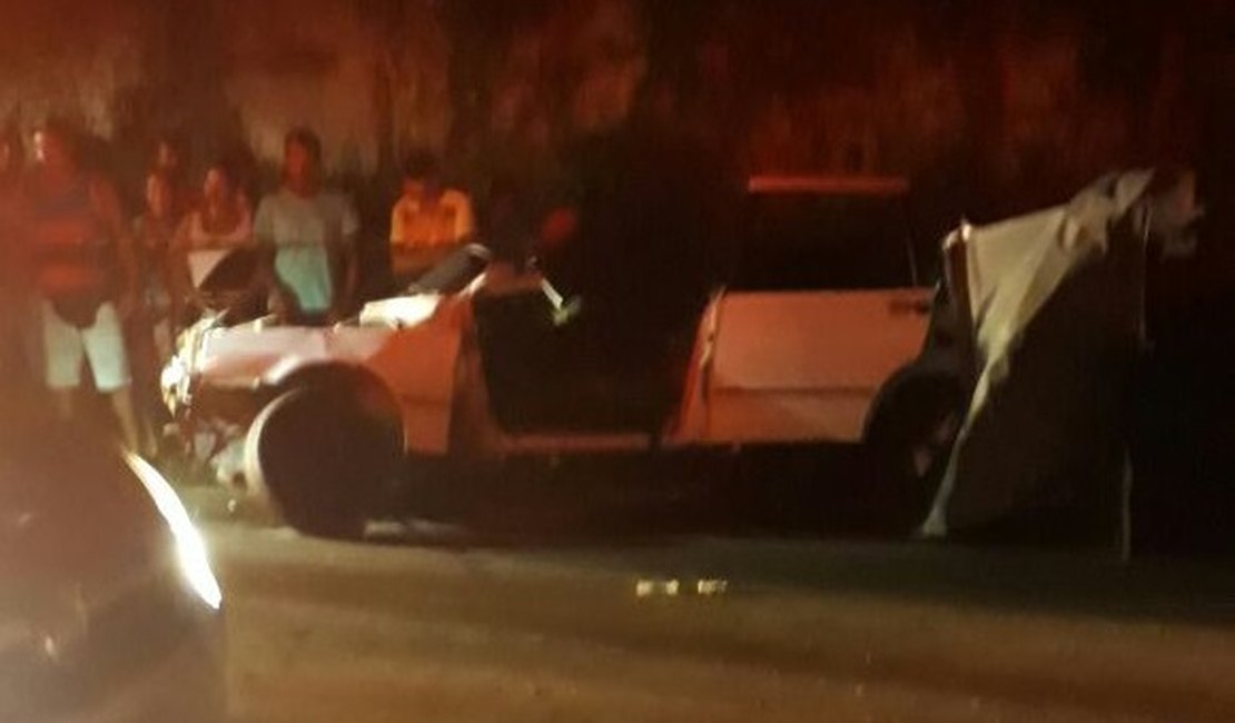 Colisão na BR-101, em Messias, deixa morto e feridos