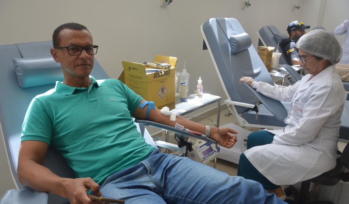 Hemoal leva equipes itinerantes para coletar sangue em Arapiraca e São Miguel dos Campos neste sábado (7)