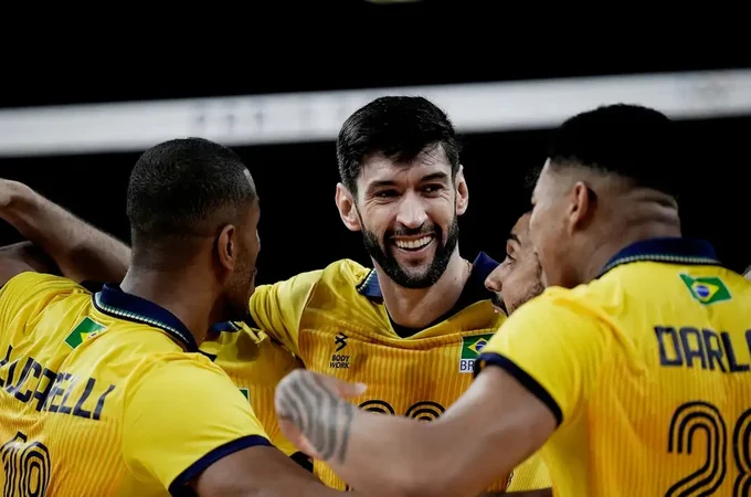 Vôlei: renovada, seleção masculina estreia 4ª feira na Liga das Nações