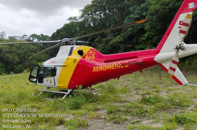 DEA realiza resgate de homem em situação de vulnerabilidade em área de difícil acesso, em AL