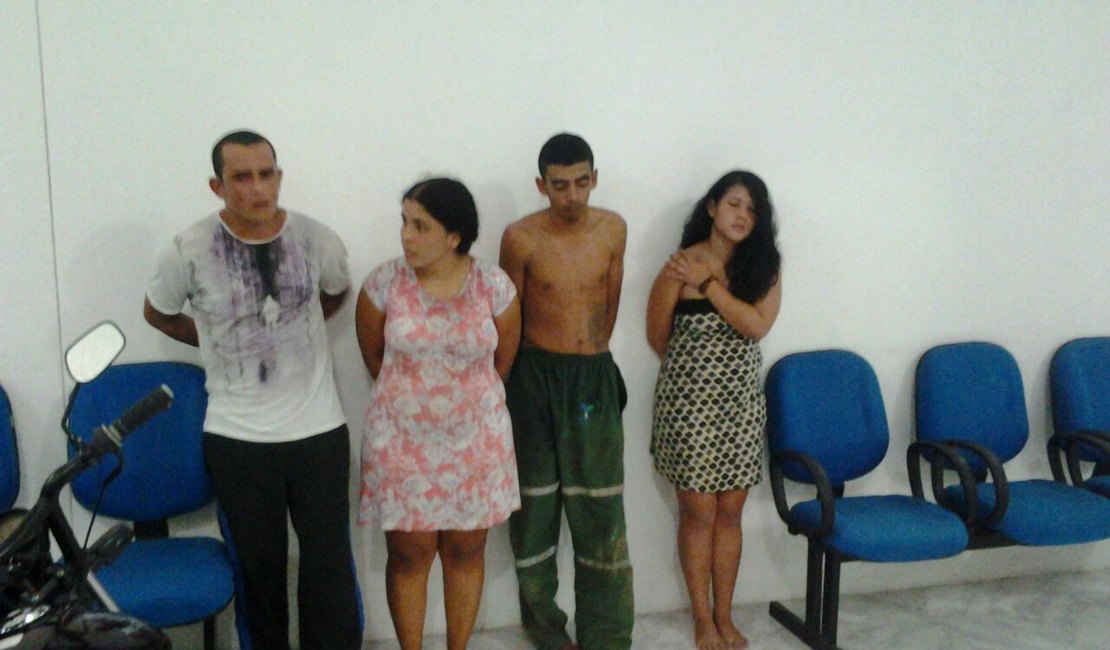 Operação integrada prende quadrilha e apreende veículos e drogas em Maceió