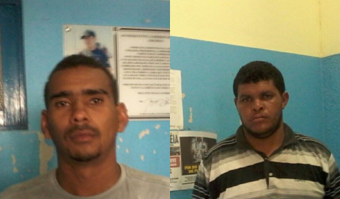 Dupla é presa após cometer assaltos com arma de brinquedo em Campo Alegre