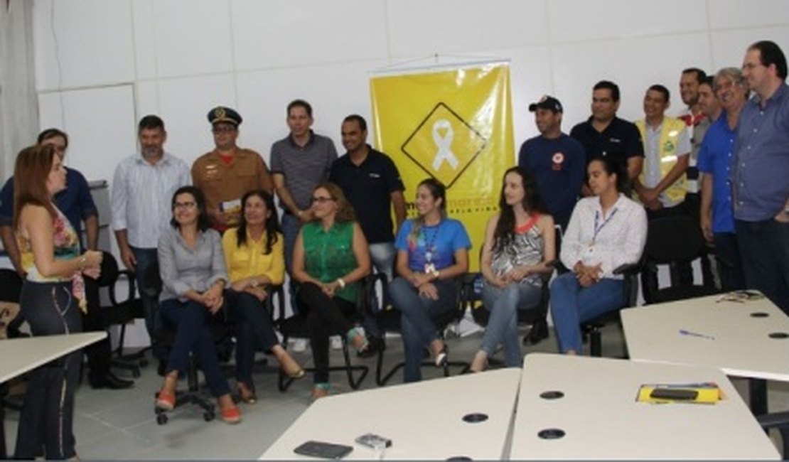 Reunião define data de lançamento da Campanha Maio Amarelo em Alagoas