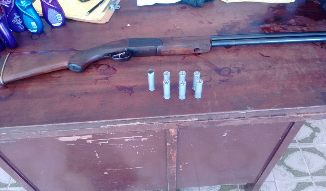 Força Tática prende homem armado com espingarda na zona rural de Arapiraca