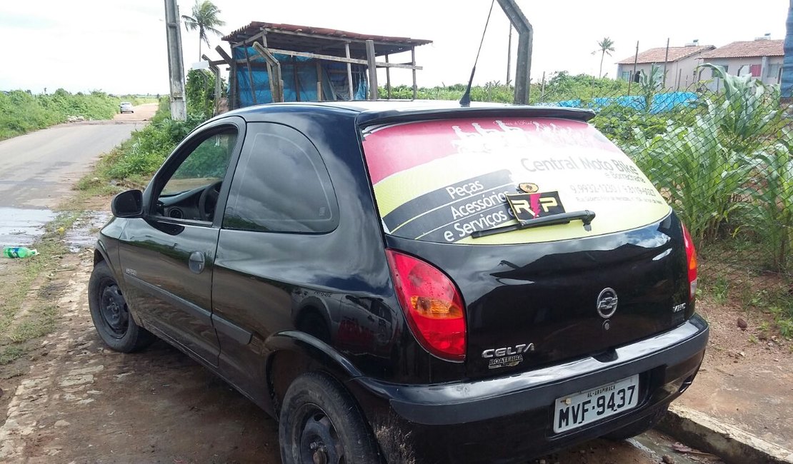 PM recupera carro e equipamentos de som furtados em Arapiraca