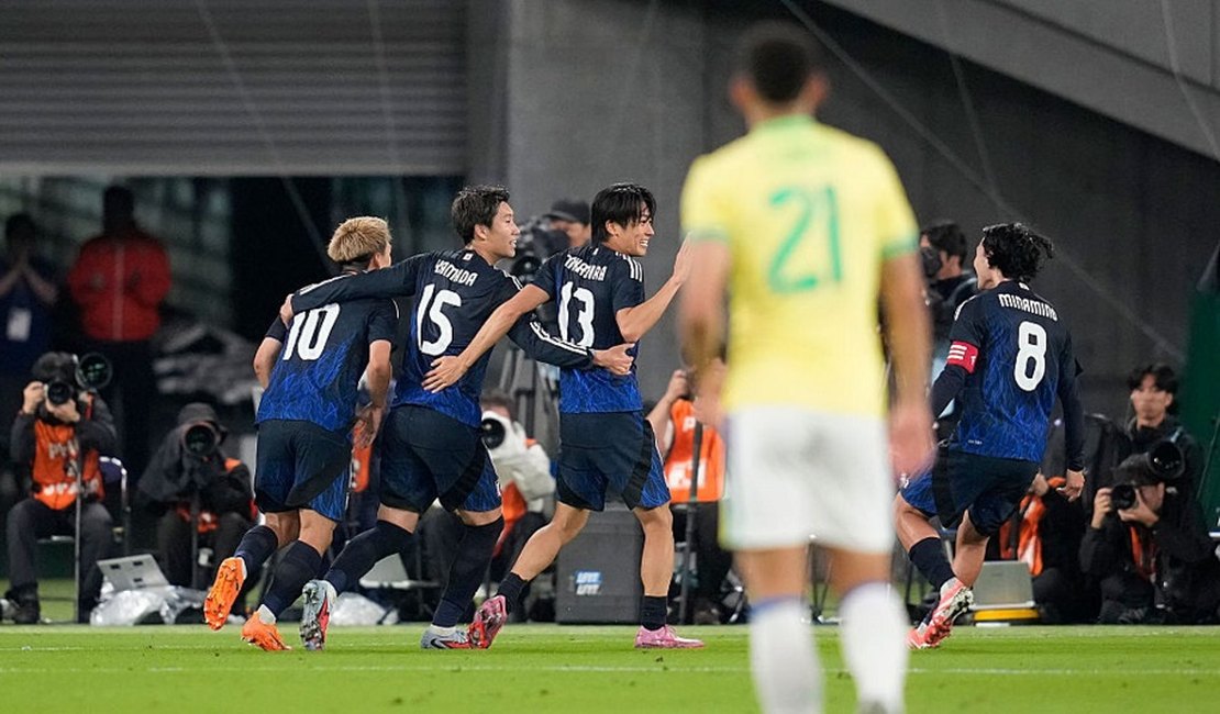 Brasil sofre virada histórica e perde para o Japão por 3 a 2 em amistoso em Tóquio