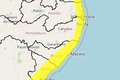 Alerta do INMET: Chuva intensa pode atingir o Agreste Alagoano entre esta terça (17) e quarta-feira (18)