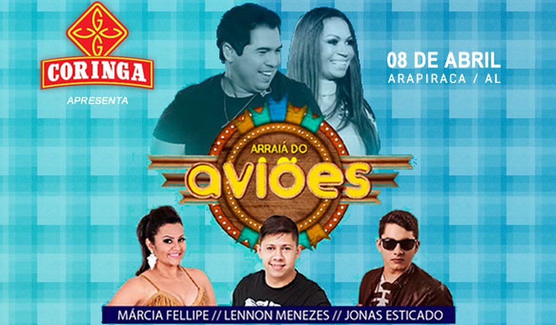 Banda Aviões do Forró se apresenta em Arapiraca no dia 8 de abril