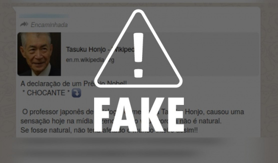 É falso que Nobel de Medicina disse que coronavírus foi criado em laboratório