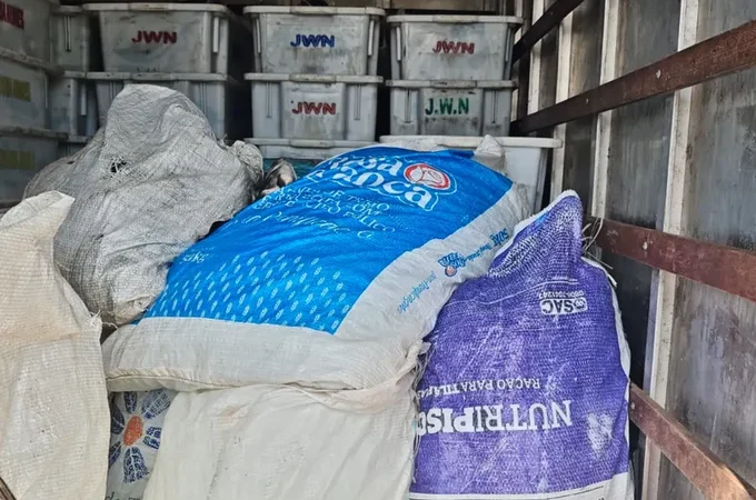 PRF apreende 900 kg de pescado contaminado por óleo diesel no Sertão de Alagoas