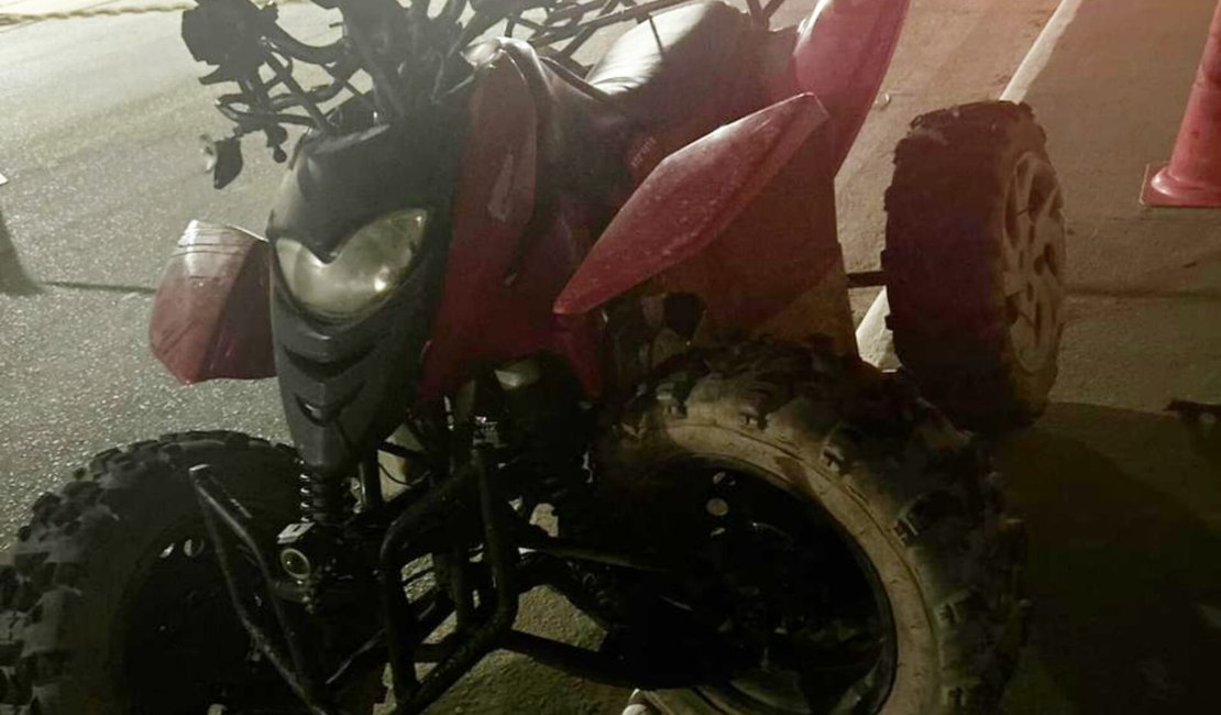 Homem tenta ultrapassar carreta com quadriciclo na BR-101 e morre em Teotônio Vilela