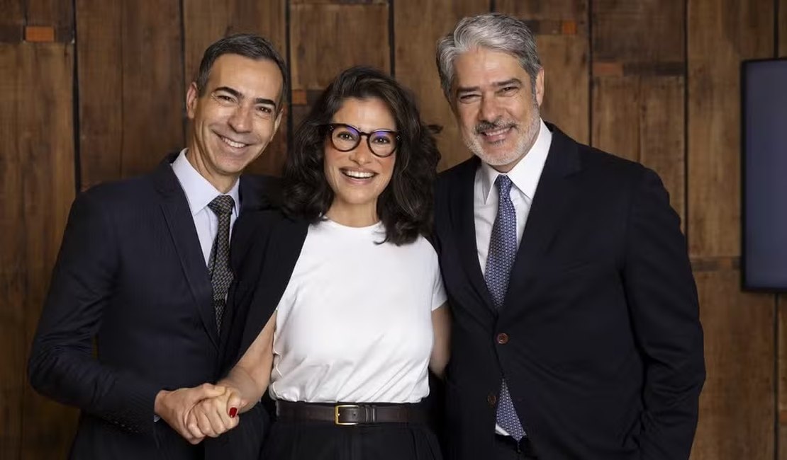 William Bonner se despede do 'Jornal Nacional'; Renata Vasconcellos e César Tralli formarão nova dupla
