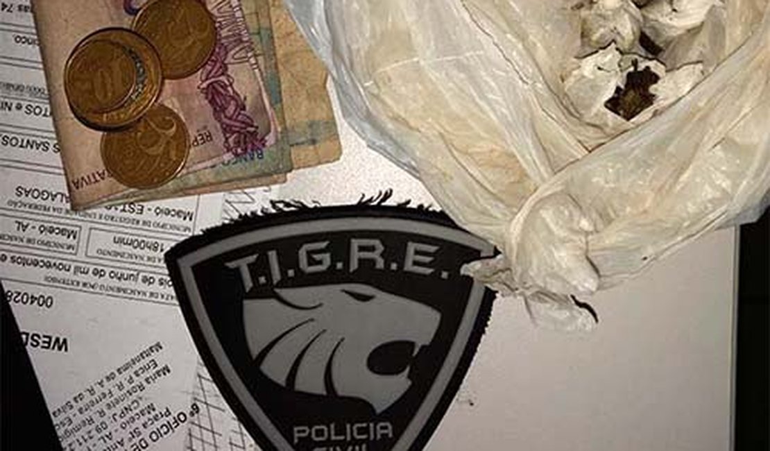 Policiais do Tigre apreendem menor com drogas na Capital
