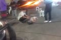 Parque Ceci Cunha: Motociclista fica ferida ao atingir cachorro solto na rua