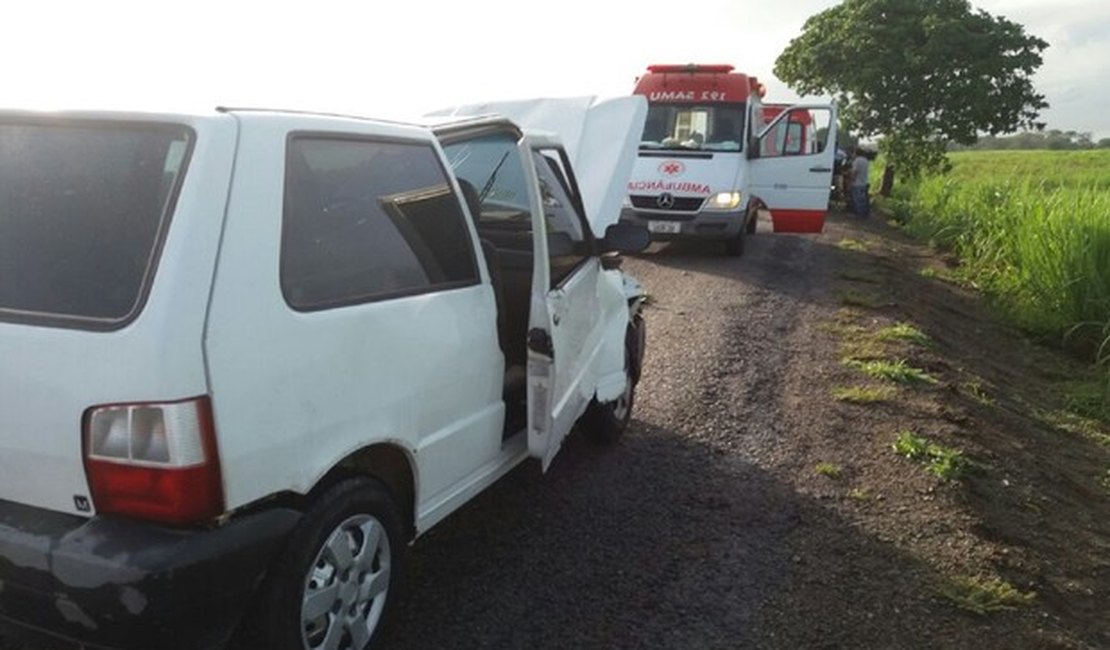 Colisão deixa feridos na BR-424, em Marechal Deodoro, Alagoas