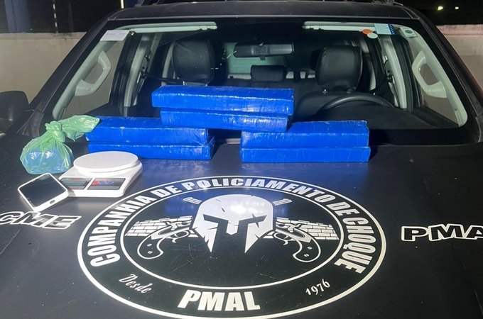PM apreende seis quilos de maconha escondidos em residência no Canaã