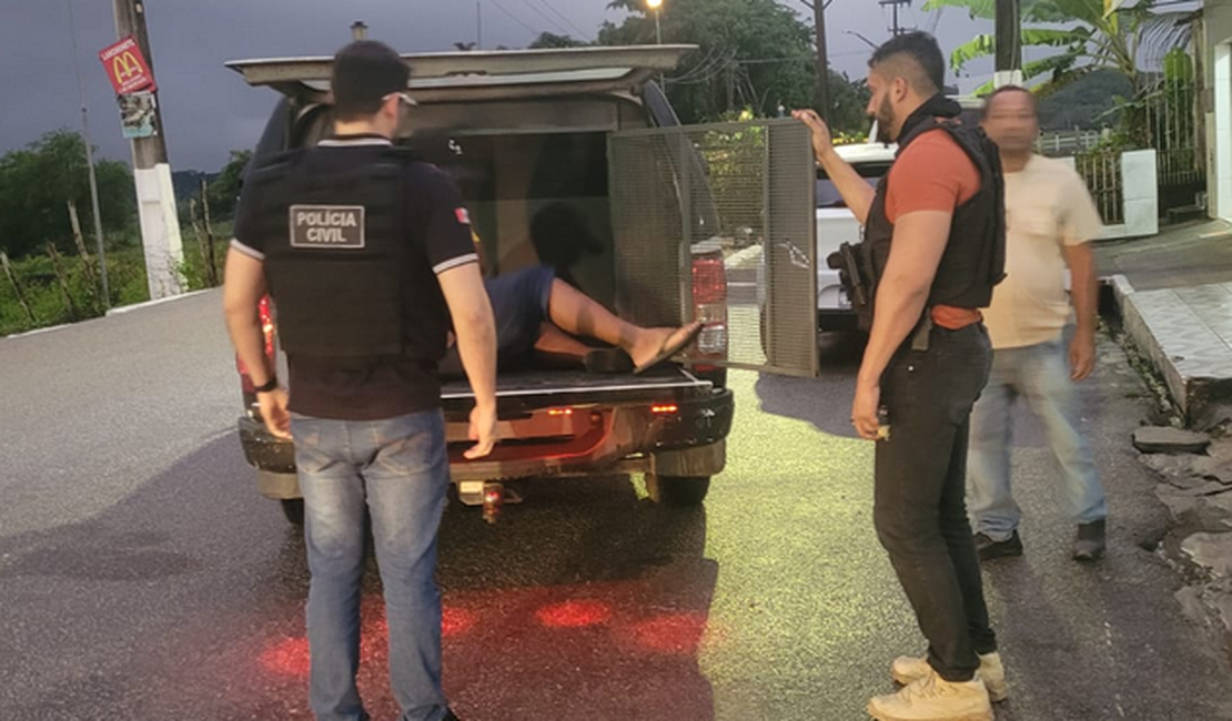 Ação da Polícia Civil resulta em prisão por homicídio ocorrido em Matriz de Camaragibe